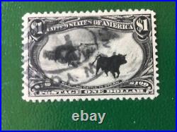 US Scott 292. Western Cattle in Storm 1898