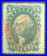 US Scott #35 10c Washington, Used XF Great Stamp