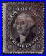 US Scott 36, 1857 Washington, 12c black, FINE USED