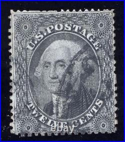 US Scott 36 Used 12c black George Washington Lot Y576 bhmstamps