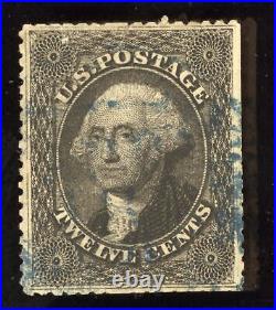 US Scott 36A Used 12c black George Washington Lot AM2109 bhmstamps