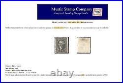 US Scott 36B Used 12 cent Black 1860 Lot AA031 bhmstamps