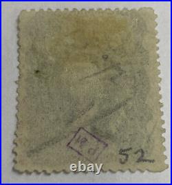 US Scott #37 Used US Stamp 1860 24 Washington Perf 15 Red Cancel