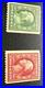 US Scott#385-386 1910 coil stamps perf 12 Horizontally