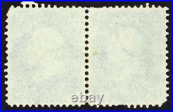 US Scott 63b Used pair 1c dark blue 1861-62 Lot Y092 bhmstamps