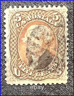 US Scott #67, Brown, Used NH cv $750 US Scott #67, Brown, Used NH cv $750