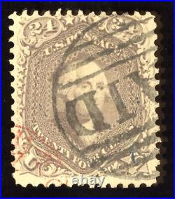 US Scott 70 Used 24c red lilac George Washington Lot AM2112 bhmstamps
