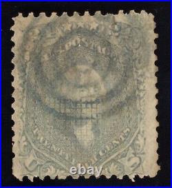 US Scott 99 Used 24c gray lilac F Grll bulleye cancel 1869 LOT T877 bhmstamps