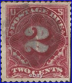 US Scott #J30 Used Fine 2 Cent 1894 Postage Due Stamp