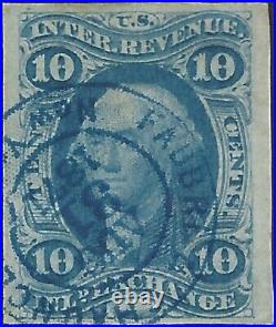 US Scott #R36A Used VF 10 Cent 1862-1871 Revenue Stamp Inland Exchange