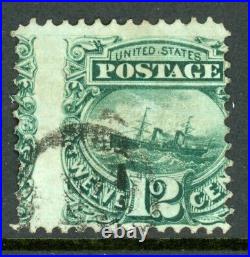 US Stamp #117 SS Adriatic 12c Used ERROR STAMP