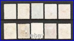 US Stamp #145-154.1870 National Bank Note. Used. Bright Colors. CV $1091