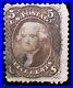 US Stamp 1867 5c Jefferson F Grill Scott # 95 Used