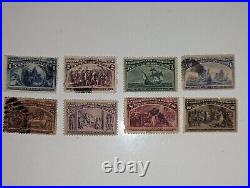 US Stamp- #230-237 USED 1-10 cent 1893 Columbian Expo Issues