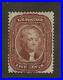 US Stamp #28 1857-61 Red Brown 5c Jefferson Type I Used Lite Cancel SCV $1050