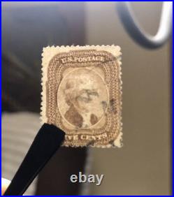 US Stamp #29 Brown 5 Cent Used