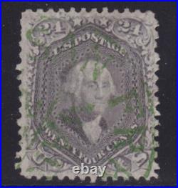 US Stamp #78b Used Green Cancel San Francisco Read Desc! Sound $1,050 cv