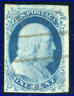 US Stamp #9 Franklin 1c Used CV $100.00