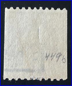 US Stamp Scott #449 Genuine Coil Type I USED Washington Franklin $650 APEX CERT