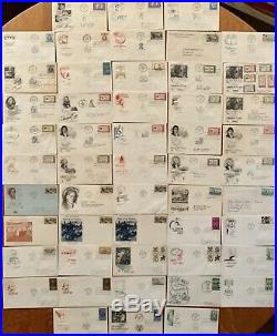US Stamps 1950 1960s Huge Cachet Lot First Day Cover FDC Collection 510+ Items