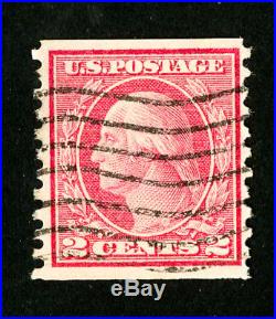 US Stamps # 491 FVF Used Fresh with machine cancel Nice Type II Scott Value $800
