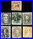 US Stamps # 68,69,71,73,77,78,113 Used Scott Value $1,150.00