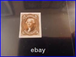 US Stamps #76 Beautiful Pen Cancel Plus+ PROOF of Same