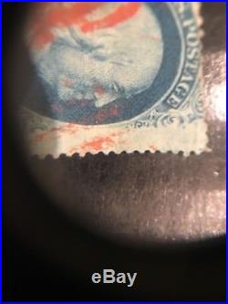 US Stamps Collection Scott#19 1c Franklin Used Red Cancel