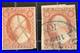 US Stamps-SC# 10 & 11 Used SCV = $207.50 US Stamps-SC# 10 & 11 Used SCV = $207.50