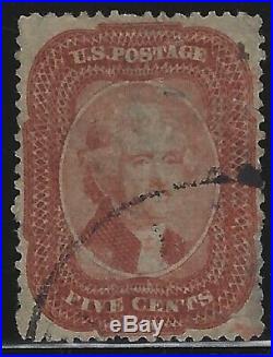 US Stamps Sc# 27 Used VF Appearing $1,650 (A-915)