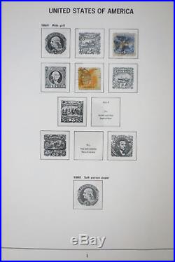 US Stamps Used Earlies to B. O. B. In Pristine Davo Album Scott $5,500.00 approx