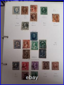 US Stamps from 1861 1902 Period, good used, various colours & denominations US Stamps from 1861 1902 Period, good used, various colours & denominations