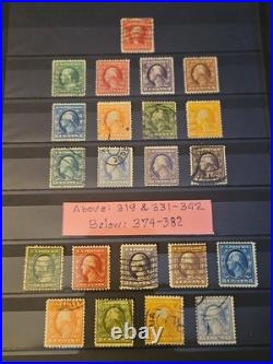 US USED 19TH -Early 20th C Stamp Lot Of GOOD Stamps, Vg Quality In Stock Book US USED 19TH -Early 20th C Stamp Lot Of GOOD Stamps, Vg Quality In Stock Book