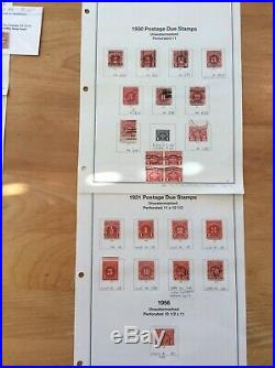 US postage Due Stamps, BOB, Complete Collection 1879-1985, J1 to J104, 96 Stamps