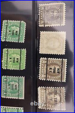 US precancel Lot 77 New York Postage Stamp Collection Offset 551-701 short set