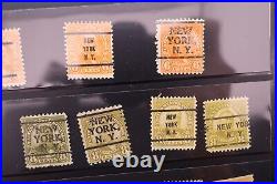US precancel Lot 77 New York Postage Stamp Collection Offset 551-701 short set