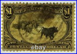 US stamp, Scott #292, used, Cat. $700 ONLYSTAMPS JSB