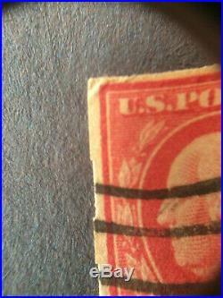 US stamp used 2c Deep Rose, Ty. Ia, Imperforate, Schermack Ty. III