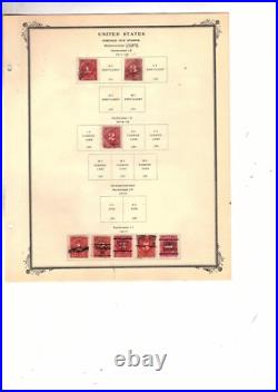 US stamps BOB mnh USED mh UNITED STATES airmail parcel post due CV $607. Mb30