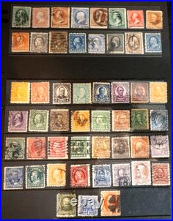 US vintage lot mint and used stamps