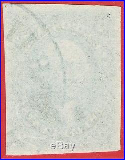 USA 1851 Scott#17 used on very thin paper cv1,750