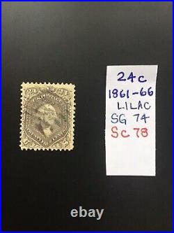 USA 1861-66 Fine Used 24c Washington (Lilac)