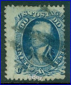 USA 1867. Scott #101 Used. Fresh stamp with deep color & strong grill