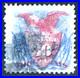 USA 1869 30 Cents Eagle & Flags Carmine & Ultramarine Sg 123 Used Stamp