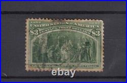 USA 1893 $3 Green Columbus Sc#243 Used JK9865