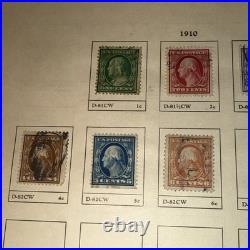 USA 1908 1910 Postage Stamps Small Collection Page 1