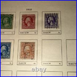 USA 1908 1910 Postage Stamps Small Collection Page 1