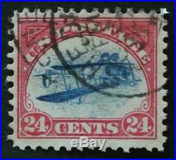 USA 1918 Inverted Jenny #C3a used VF+ signed Peter Winter back Rare Forgery