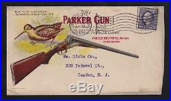 USA 1918 Parker Gun & Bird Hunting Rifle Advertising Cover