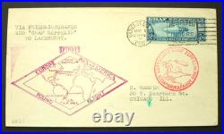 USA 1930 GRAF ZEPPELIN $2.60 South America Trip on Cover